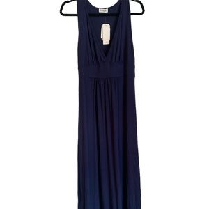 Loveappella Womens Blue Long Dress 95% Rayon Size PL Work Business Casual Partie